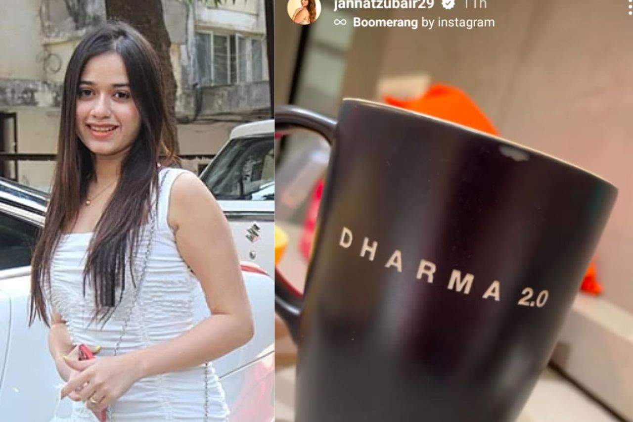 Is Jannat Zubair hinting at a Dharma collaboration?